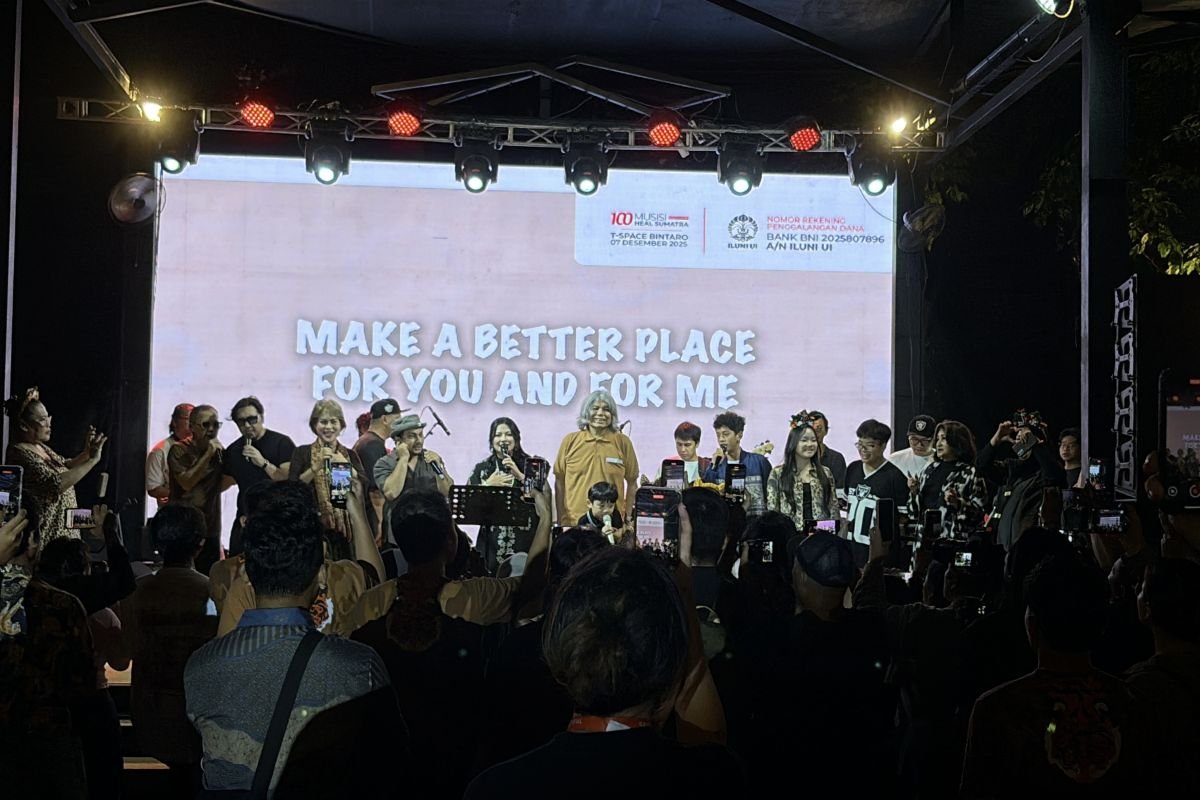 Konser 100 Musisi Heal Sumatra Kumpulkan Donasi Rp17,1 Miliar untuk Korban Bencana Konser 100 Musisi Heal Sumatra Kumpulkan Donasi Rp17,1 Miliar untuk Korban Bencana