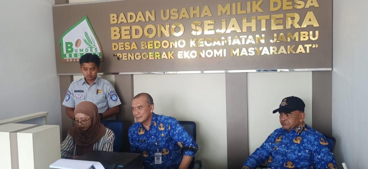 Jasa Raharja UngaranOptimalkan LayananSamsat Budiman melalui Monitorting di BUMdes Bedono Sejahtera Jasa Raharja UngaranOptimalkan LayananSamsat Budiman melalui Monitorting di BUMdes Bedono Sejahtera