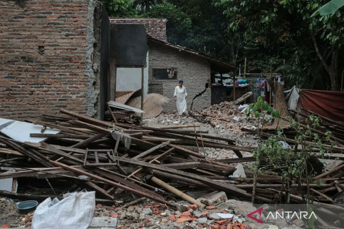 BPBD Lebak Catat 19 Rumah dan Mushalla Terimbas Pergerakan Tanah