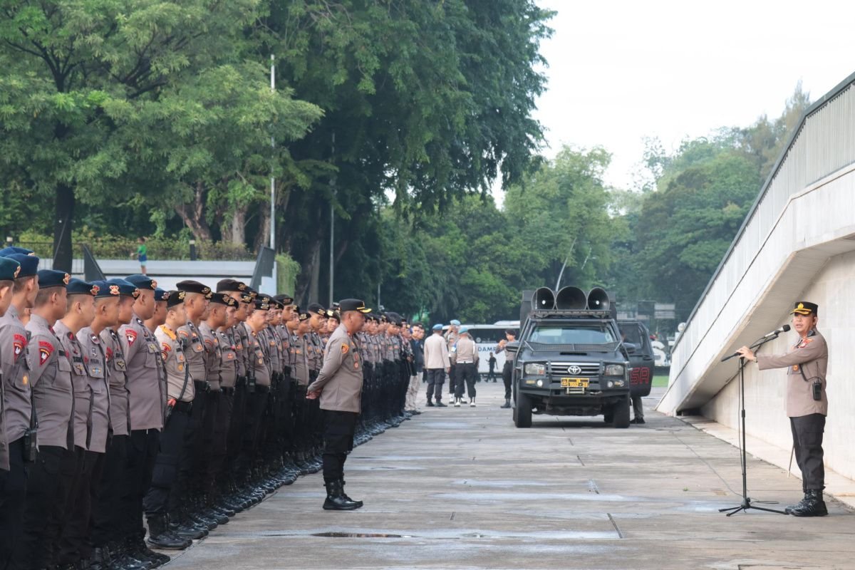 Kapolres Metro Jakpus Tegaskan Pengamanan Unjuk Rasa Berbasis Humanis