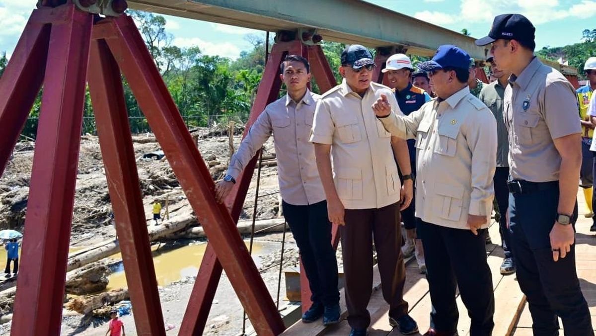 Menko AHY Dampingi Presiden Prabowo Pastikan Infrastruktur dan Layanan Medis Pascabencana