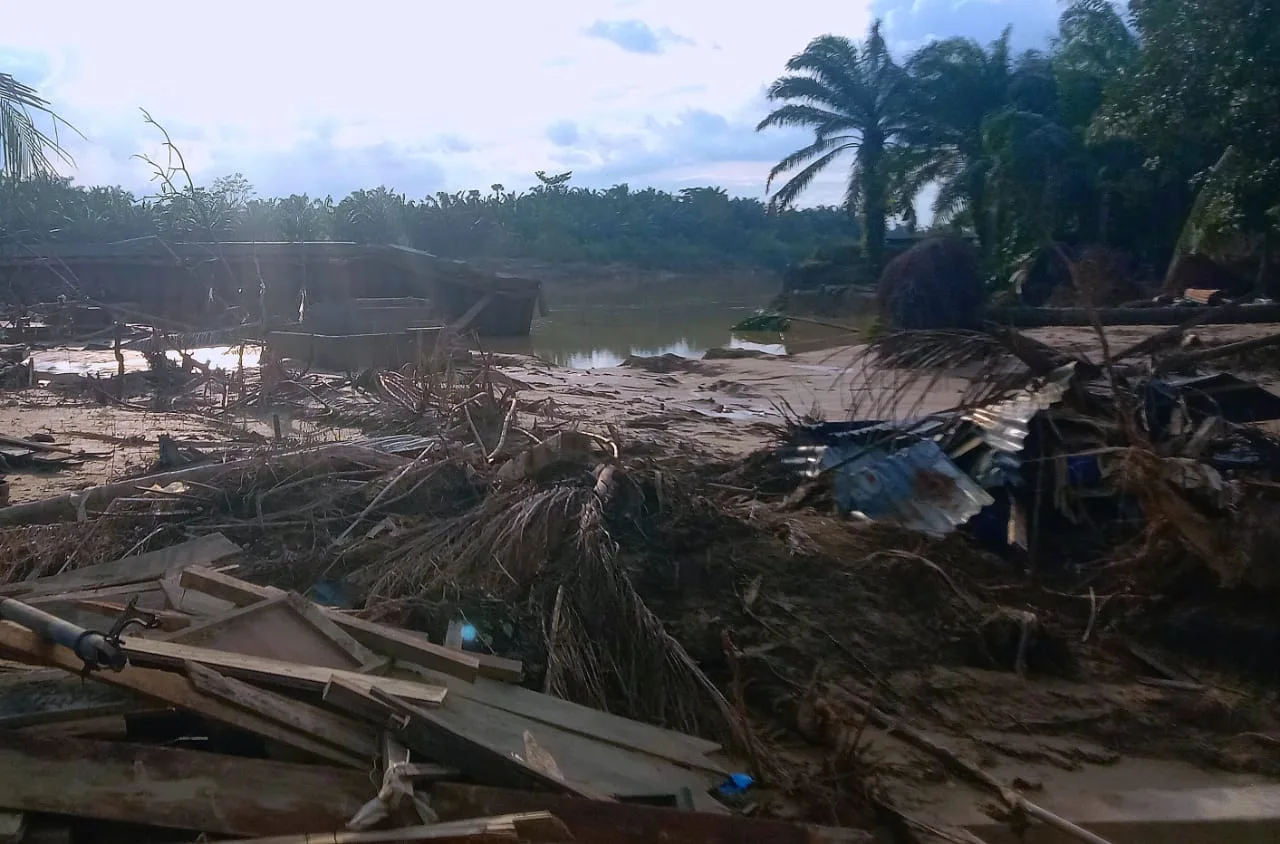 Aceh Tamiang Dilanda Banjir Susulan, Pemukiman Terendam Akibat Tanggul Rusak