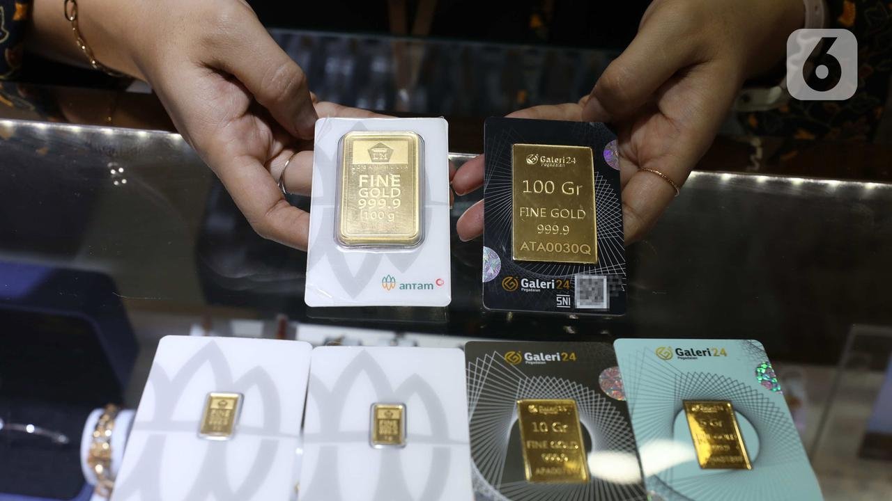 Harga Emas Hari Ini: Galeri24 & UBS Tetap Stabil, Simak Daftarnya