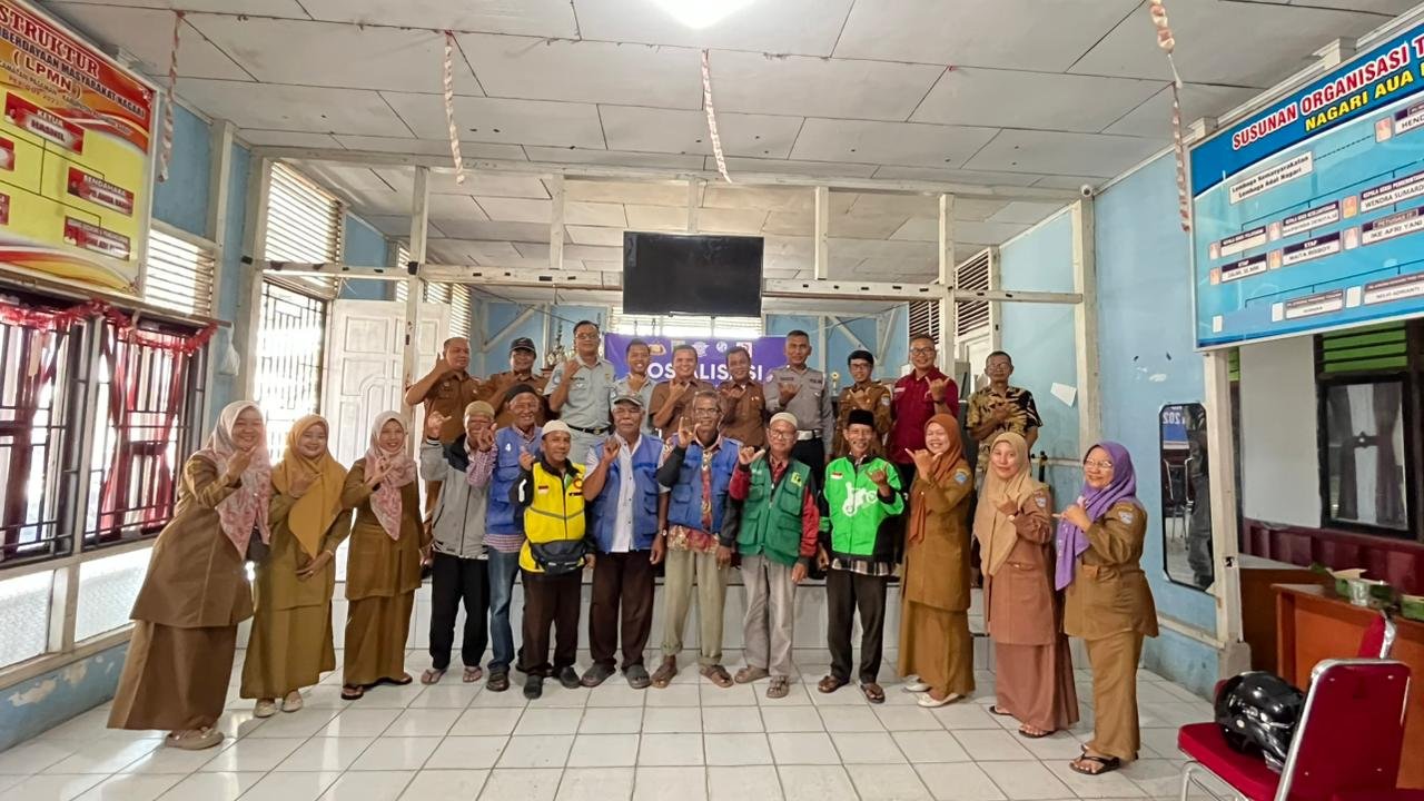 Datangi Nagari Aua Kuning, Jasa Raharja Bukittinggi Ajak Warga Pasaman Barat Tertib Berkendara dan Taat Pajak Datangi Nagari Aua Kuning, Jasa Raharja Bukittinggi Ajak Warga Pasaman Barat Tertib Berkendara dan Taat Pajak