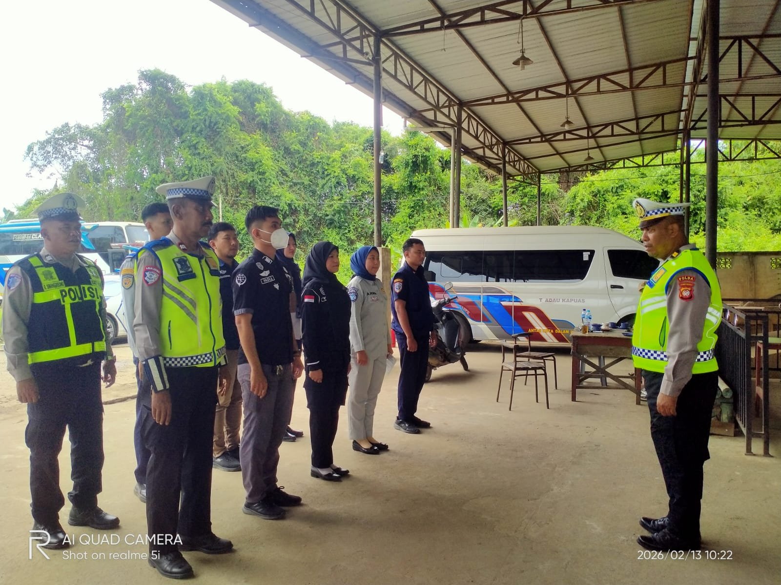 Jasa Raharja Kalbar Tergabung Dalam Kegiatan Rampcheck Operasi Keselamatan Kapuas 2026 di PO Bus TSM Jasa Raharja Kalbar Tergabung Dalam Kegiatan Rampcheck Operasi Keselamatan Kapuas 2026 di PO Bus TSM