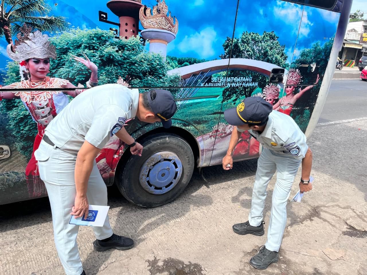 Jasa Raharja Lampung Terlibat Aktif dalam Rampcheck Angkutan Umum di Lampung Selatan Jasa Raharja Lampung Terlibat Aktif dalam Rampcheck Angkutan Umum di Lampung Selatan