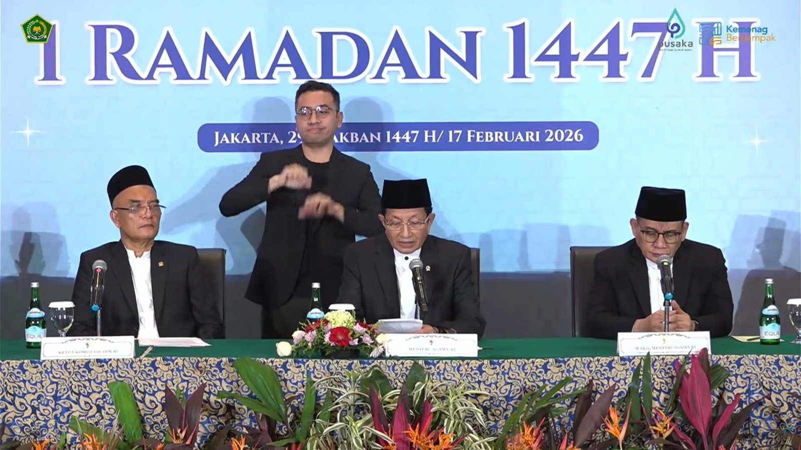 Sidang Isbat Kemenag: Hilal 1 Ramadhan 1447 H Diprediksi Mustahil Terlihat