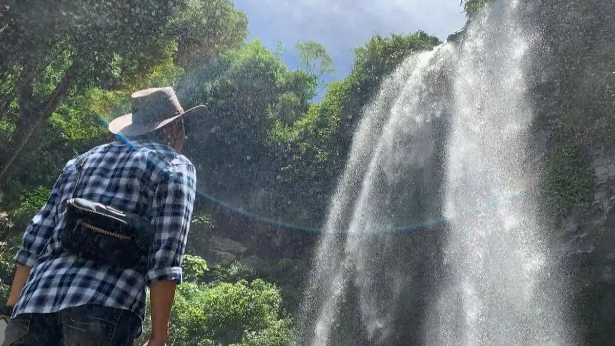Air Terjun Pulo Agung Bondowoso Jadi Destinasi Favorit Wisatawan