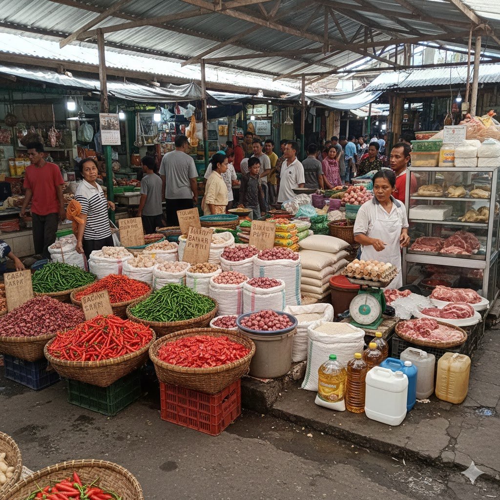 Harga Pangan Nasional Awal Februari 2026: Cabai Rawit dan Bawang Merah Turun Tipis Harga Pangan Nasional Awal Februari 2026: Cabai Rawit dan Bawang Merah Turun Tipis