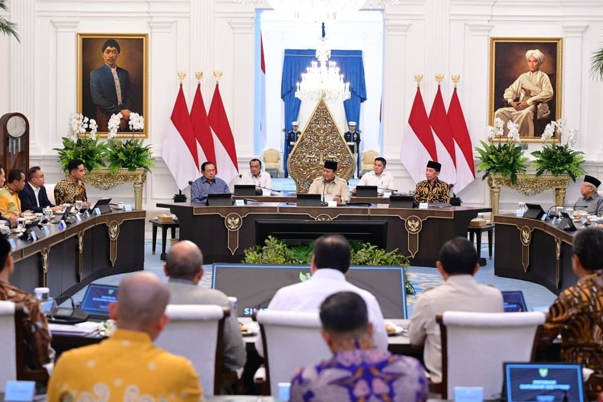 Pertemuan Nasional di Istana: Prabowo Pimpin Diskusi Kebangsaan Bersama Mantan Presiden
