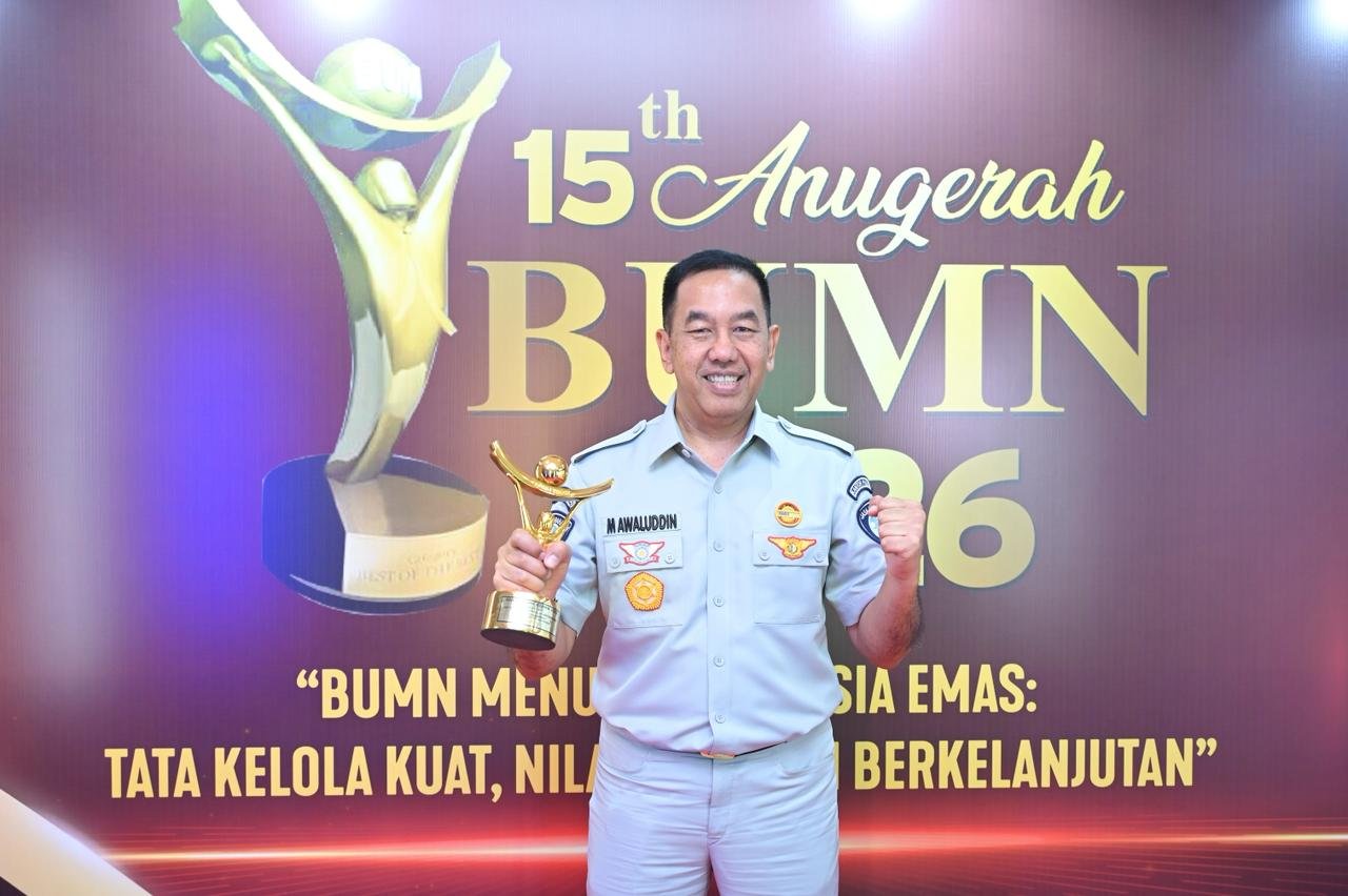 Transformasi Digital Pelayanan Publik Diapresiasi, Jasa Raharja Raih Dua di Ajang Penghargaan Anugerah BUMN 2026