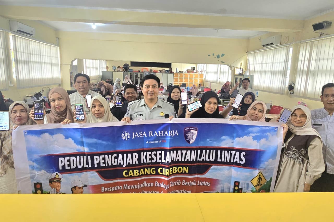 Tingkatkan Kesadaran Keselamatan Lalu Lintas, Jasa Raharja Cabang Cirebon Gelar Pengajar Peduli Keselamatan Lalu Lintas (PPKL) Di SMAN 1 Astanajapura Kab Cirebon
