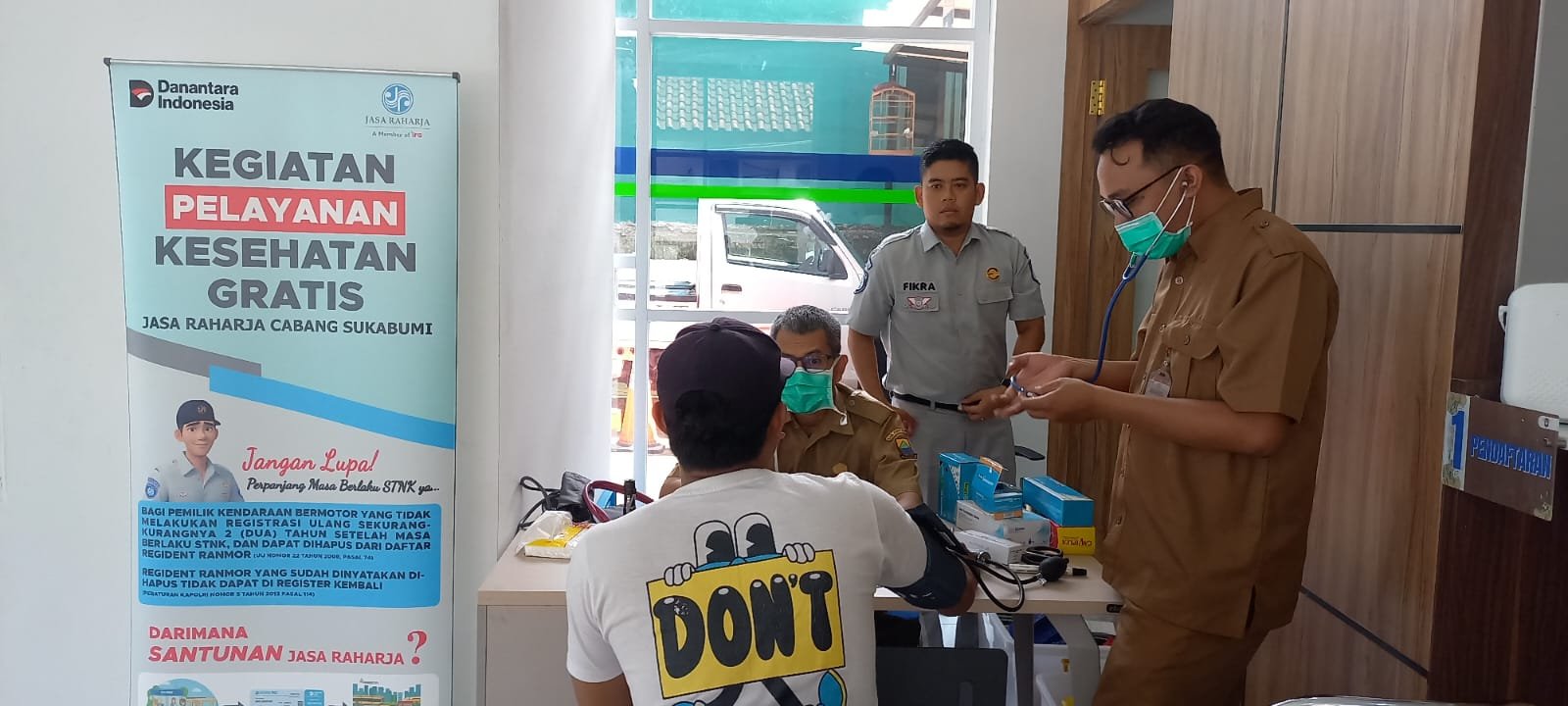 Jasa Raharja Cabang Sukabumi dan RSUD Pagelaran Cianjur Gelar PPGD dan MUKL di Samsat Cibinong Cianjur Tingkatkan Keselamatan Masyarakat