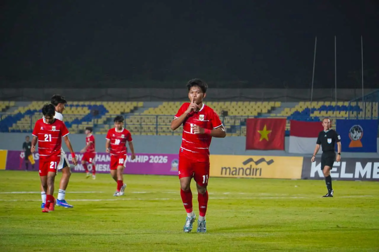 Hasil Piala AFF U-17 2026: Indonesia U-17 Menang 4-0, Berbagi Puncak Klasemen Hasil Piala AFF U-17 2026: Indonesia U-17 Menang 4-0, Berbagi Puncak Klasemen