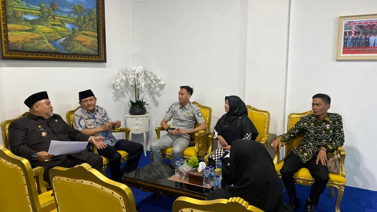 Jasa Raharja Bengkulu Bersama Samsat Manna Lakukan Koordinasi dengan Bupati Bengkulu Selatan Terkait Program Relaksasi Pajak Kendaraan