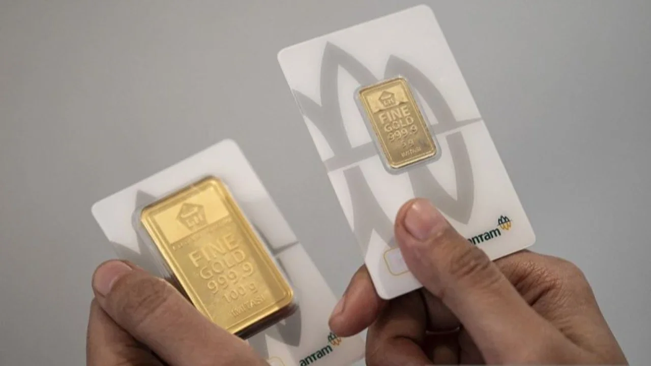 Emas Antam Anjlok, Harga Pagi Ini Jadi Rp2,83 Juta per Gram