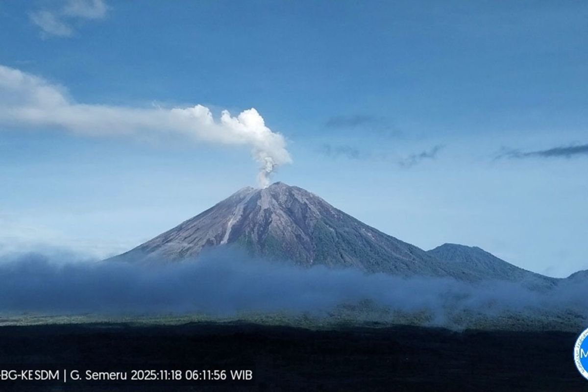 Erupsi Gunung Semeru Terjadi 6 Kali dalam Sehari, Status Masih Siaga Level III