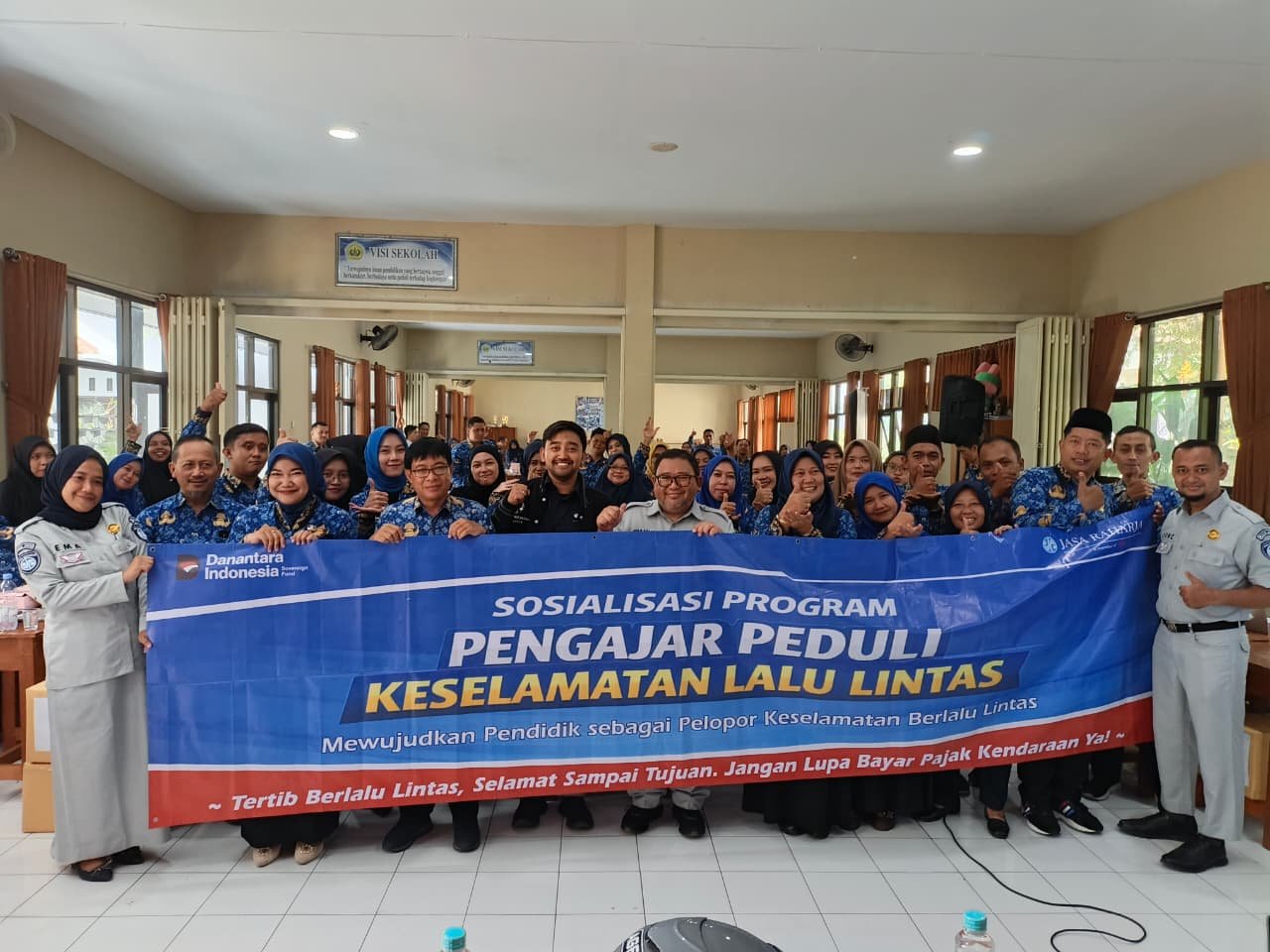 Jasa Raharja Cabang Tasikmalaya Gelar Sosialisasi Program Pengajar Peduli Keselamatan Lalu Lintas di SMA Negeri 6 Kota Tasikmalaya