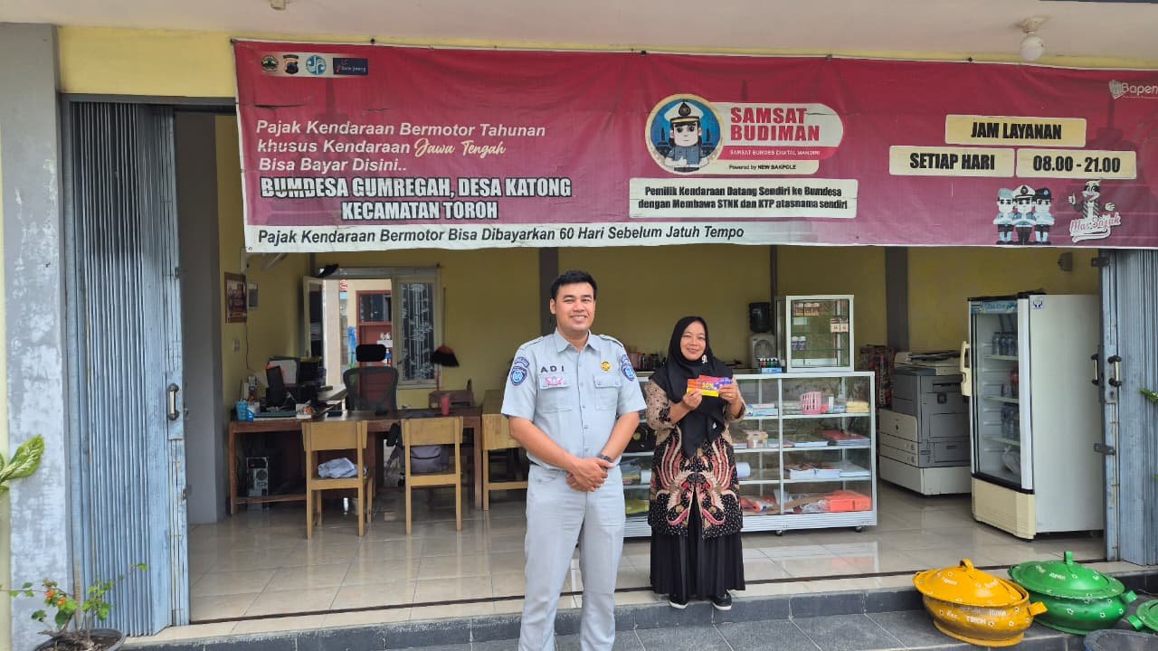 Optimalkan Potensi Pajak Daerah, Samsat Purwodadi Bersinergi dengan Bumdes Gumregah Sisir Tunggakan di Desa Katong Optimalkan Potensi Pajak Daerah, Samsat Purwodadi Bersinergi dengan Bumdes Gumregah Sisir Tunggakan di Desa Katong