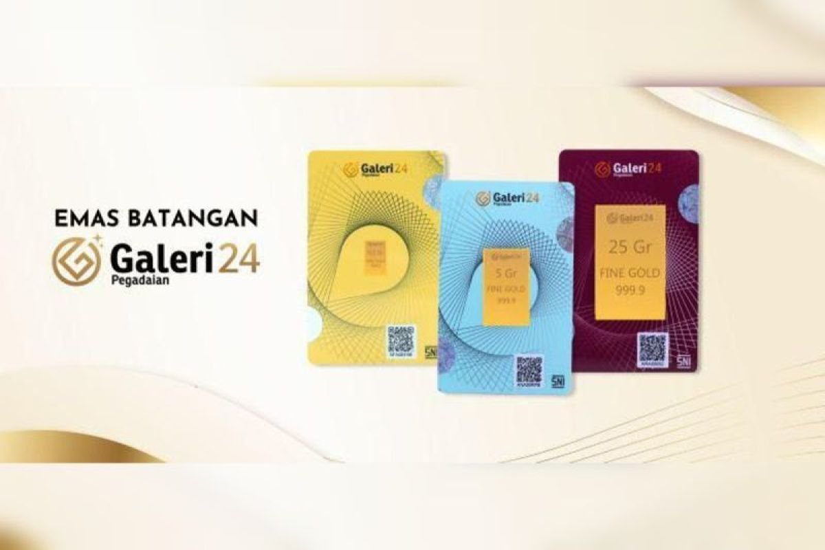 Harga Emas Pegadaian Hari Ini Kompak Naik, Antam Tembus Rp2,96 Juta per Gram