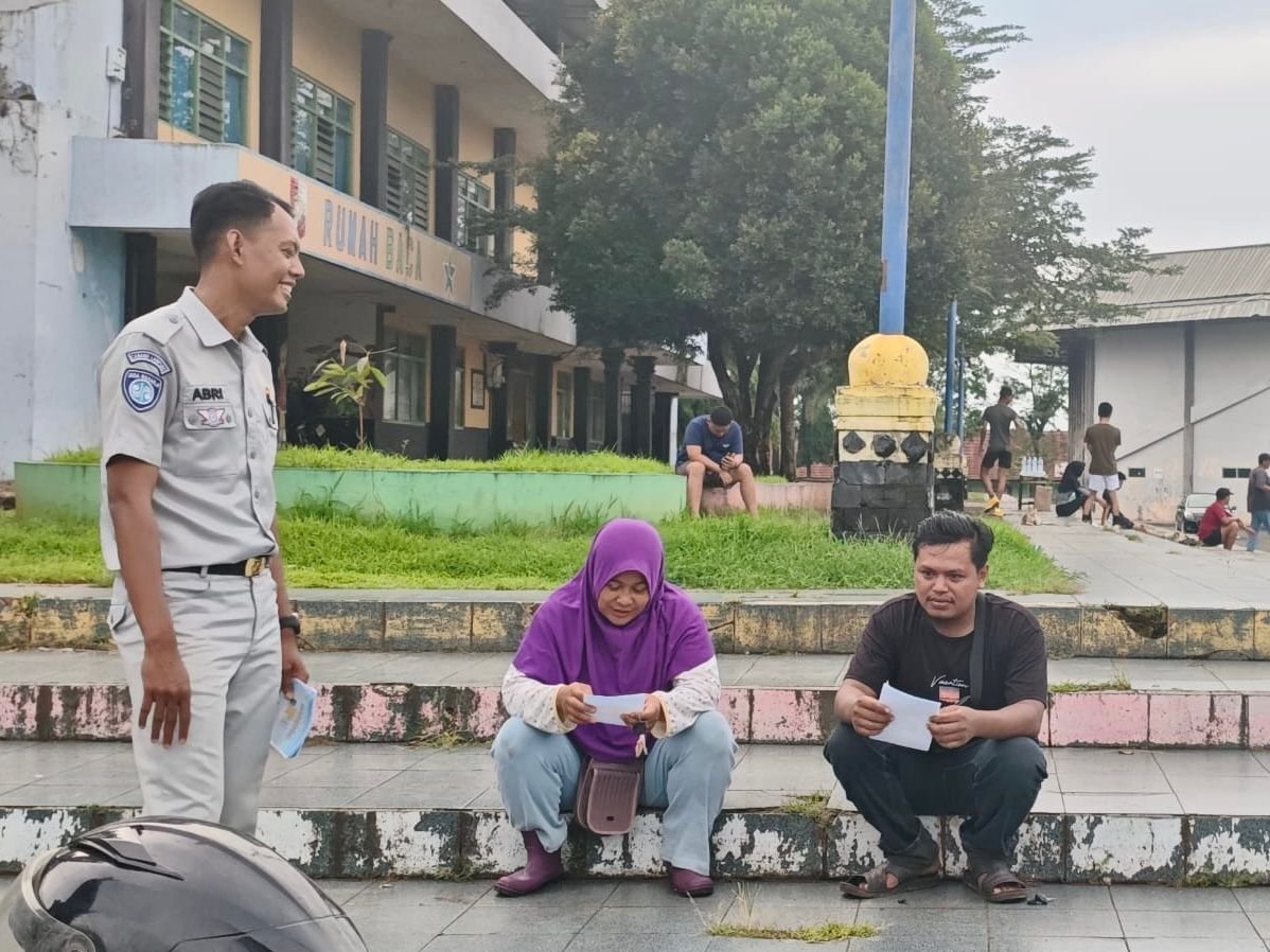 Jasa Raharja Kotabumi Gencarkan Sosialisasi Gebyar Samsat di Stadion Sukung Lampung Utara Jasa Raharja Kotabumi Gencarkan Sosialisasi Gebyar Samsat di Stadion Sukung Lampung Utara