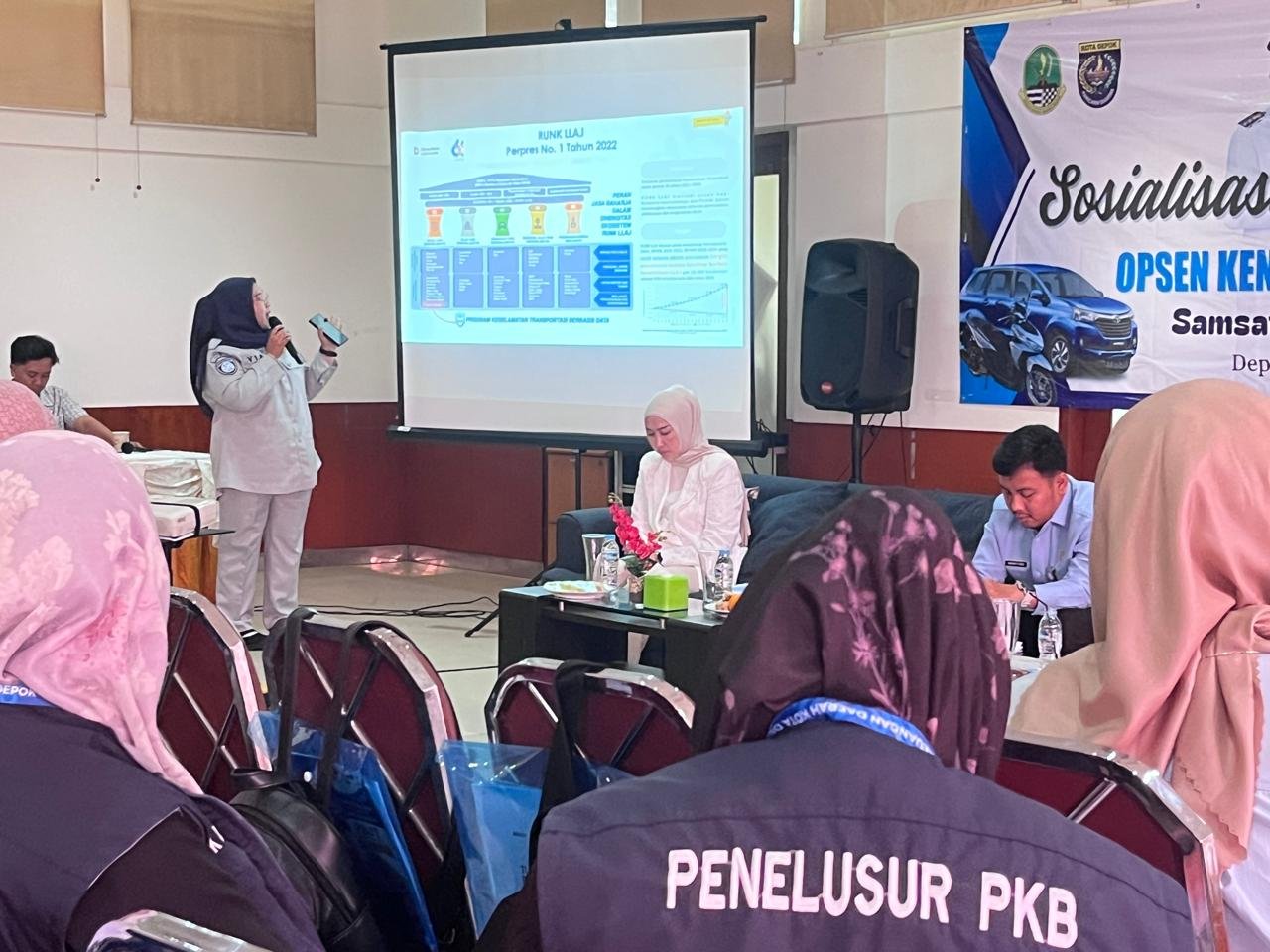 Jasa Raharja Bogor Kembali Hadir pada Hari Kedua Sosialisasi UU HKPD Nomor 1 Tahun 2022 bersama Tim Pembina Samsat Depok Jasa Raharja Bogor Kembali Hadir pada Hari Kedua Sosialisasi UU HKPD Nomor 1 Tahun 2022 bersama Tim Pembina Samsat Depok