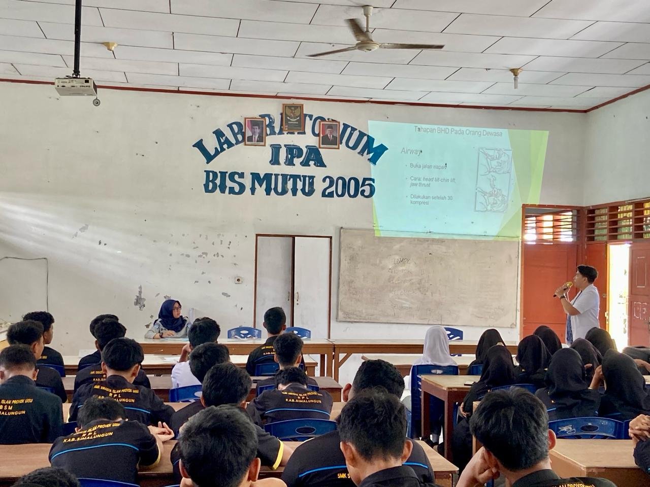 Jasa Raharja Pematangsiantar Gelar Sosialisasi PPKL, PPGD dan Keselamatan Lalu Lintas di SMK Swasta Islam Proyek UISU Siantar Jasa Raharja Pematangsiantar Gelar Sosialisasi PPKL, PPGD dan Keselamatan Lalu Lintas di SMK Swasta Islam Proyek UISU Siantar
