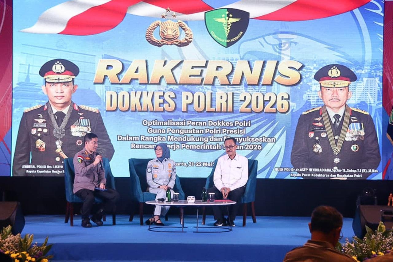 Hadiri Rakernis Dokkes Polri 2026, Jasa Raharja Perkuat Sinergi Penanganan Korban Kecelakaan Lalu Lintas Hadiri Rakernis Dokkes Polri 2026, Jasa Raharja Perkuat Sinergi Penanganan Korban Kecelakaan Lalu Lintas