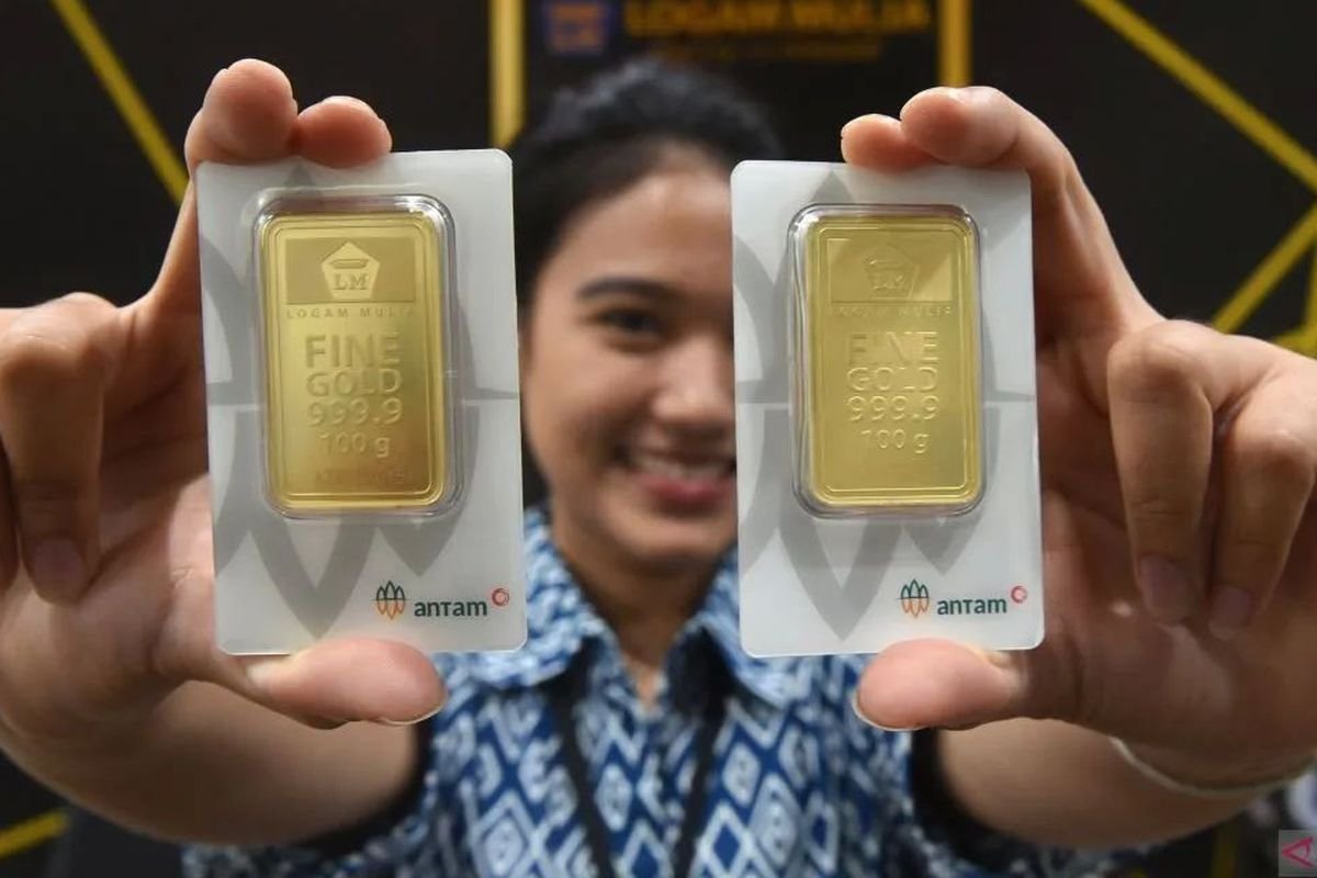 Harga Emas Antam Hari Ini Stabil di Rp2,839 Juta per Gram