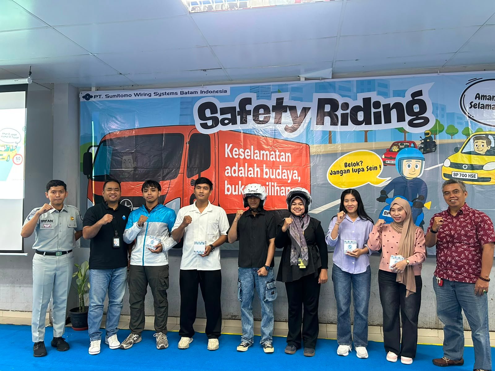 Jasa Raharja Gelar Safety Riding dan Sosialisasi Lapor Laka JR Ku bersama PT Sumitomo Kota Batam Jasa Raharja Gelar Safety Riding dan Sosialisasi Lapor Laka JR Ku bersama PT Sumitomo Kota Batam