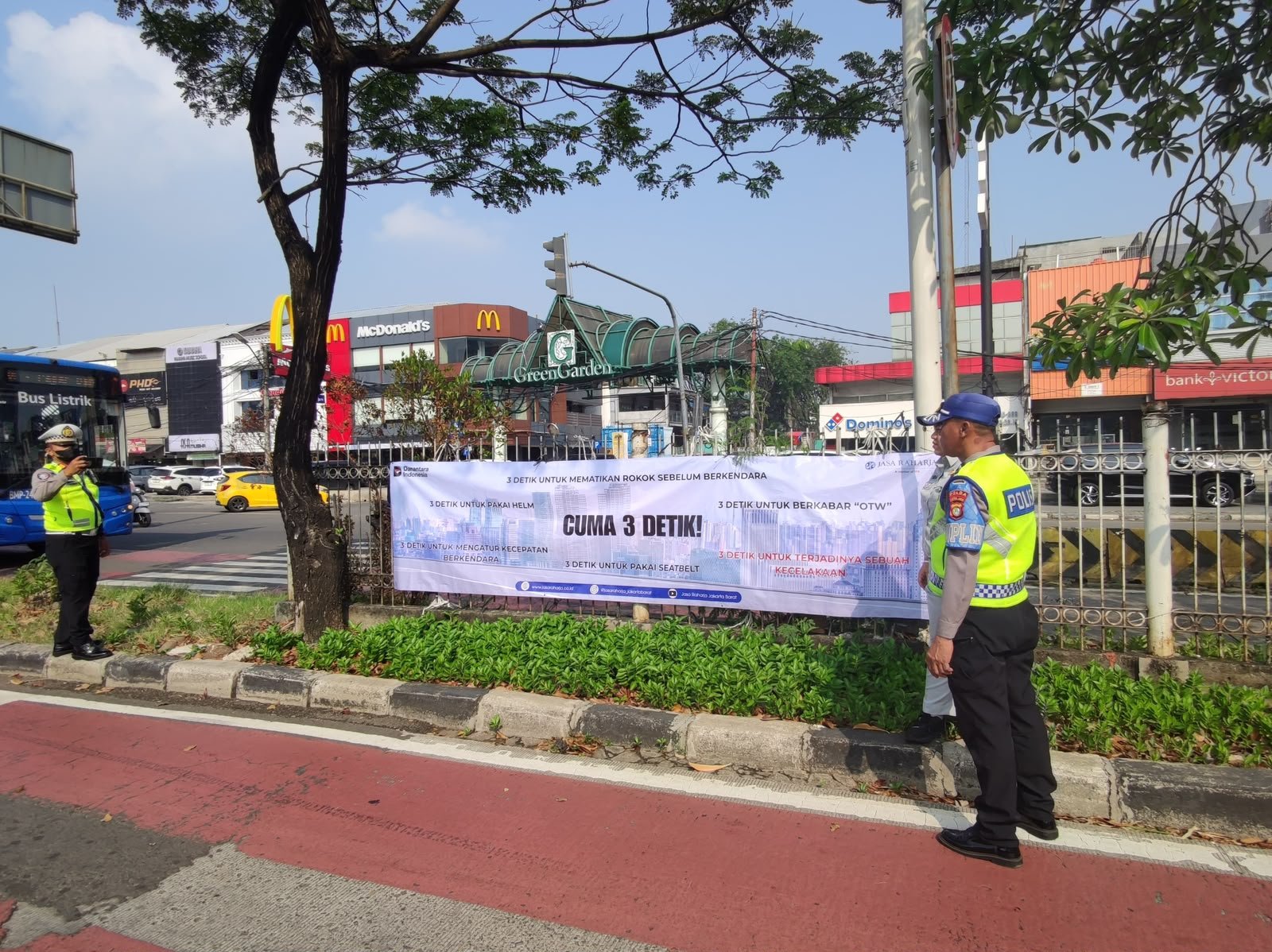 Cuma 3 Detik, Tentukan Keselamatan Jasa Raharja dan Polri Perkuat Kampanye Keselamatan Berlalu Lintas di Jakarta Barat