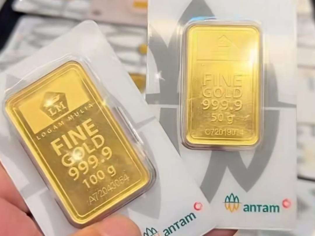 Harga Emas Antam Stabil di Rp2,668 Juta per Gram pada Senin Pagi