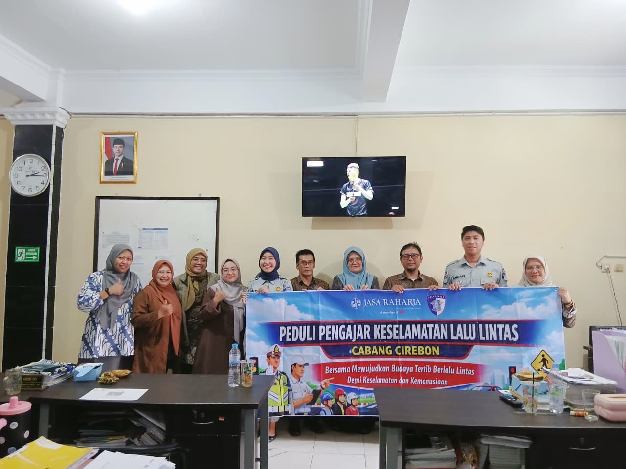 Upaya Keselamatan Lalu Lintas, PT Jasa Raharja (Persero) Cabang Cirebon Gelar Pengajar Peduli Keselamatan Lalu Lintas (PPKL) Di SMAN 1 Kab Kuningan 