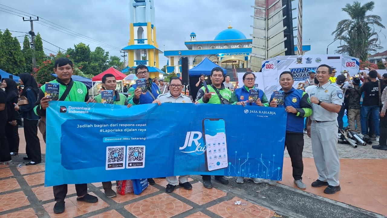 Jasa Raharja Cabang Tasikmalaya Bekali Komunitas Ojol Kota Banjar dengan Pelatihan PPGD dan Sosialisasi Aplikasi JRku Jasa Raharja Cabang Tasikmalaya Bekali Komunitas Ojol Kota Banjar dengan Pelatihan PPGD dan Sosialisasi Aplikasi JRku