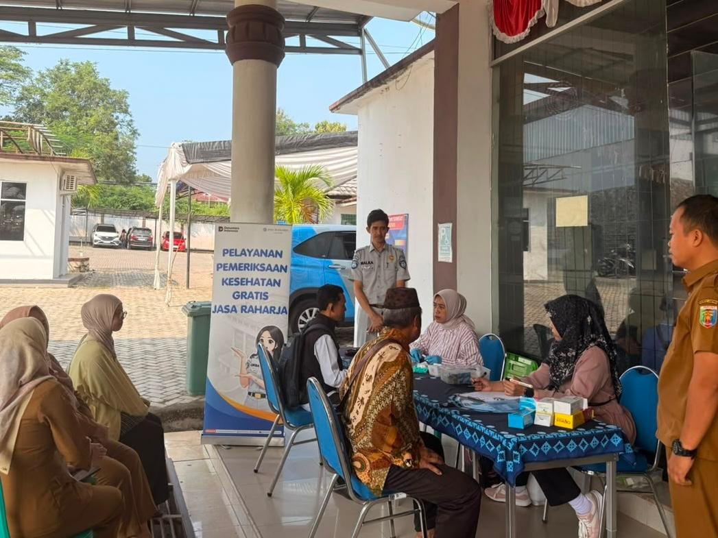 Jasa Raharja Lampung Hadirkan Layanan Pemeriksaan Kesehatan Gratis bagi Wajib Pajak di Samsat Pringsewu Jasa Raharja Lampung Hadirkan Layanan Pemeriksaan Kesehatan Gratis bagi Wajib Pajak di Samsat Pringsewu