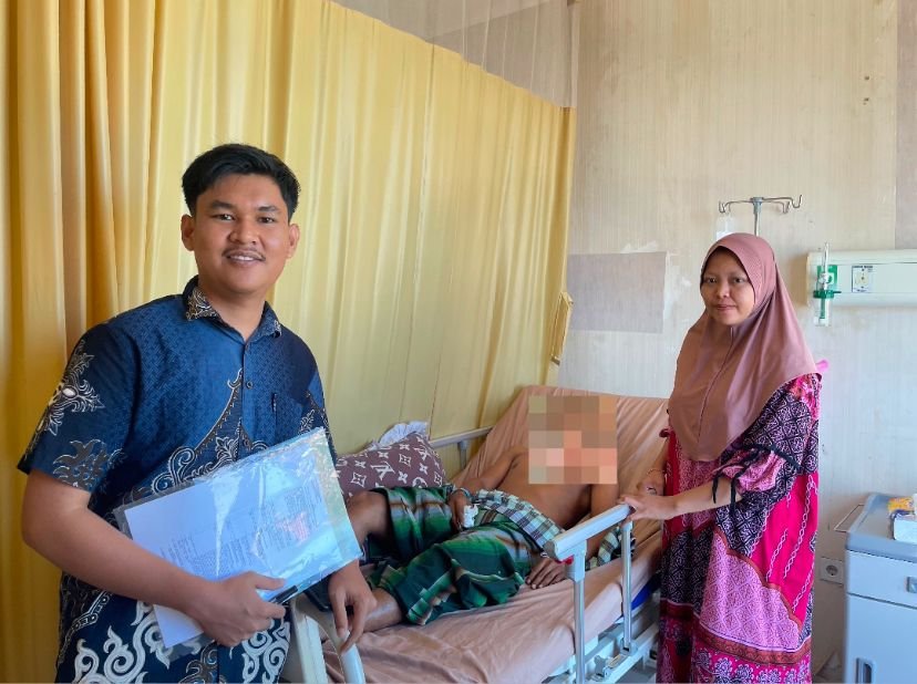 PT Jasa Raharja Cabang Parepare Pastikan Pelayanan dan Keterjaminan Korban Kecelakaan Lalu Lintas Melalui Kunjungan ke Rumah Sakit