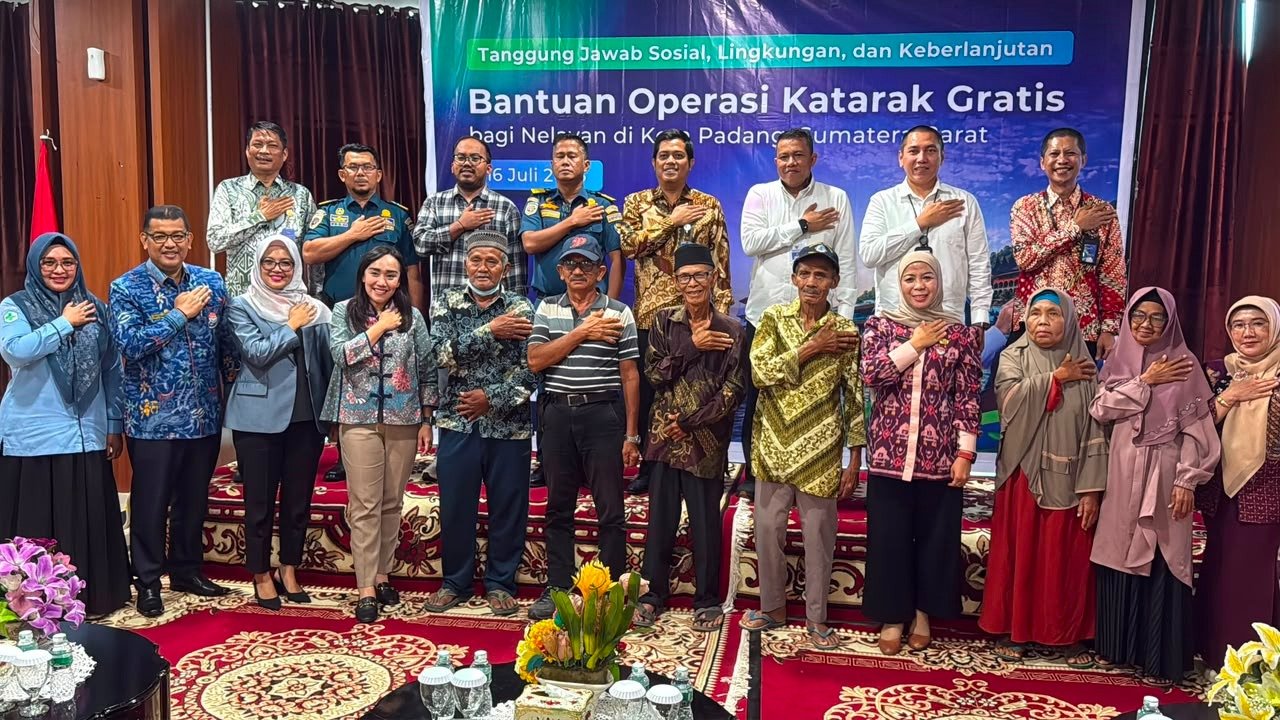 Jasa Raharja Sumbar Hadiri Seremonial Bantuan Operasi Katarak Gratis bagi Nelayan