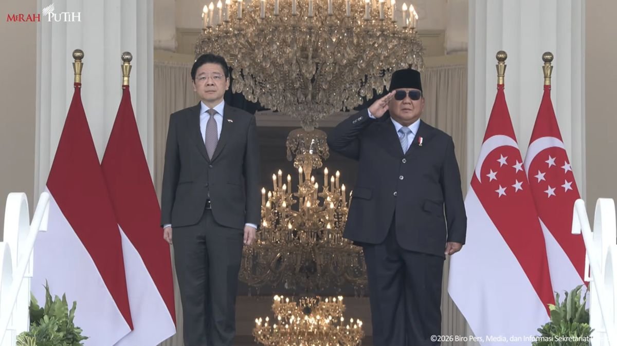 Presiden Prabowo Terima Kunjungan PM Singapura Lawrence Wong di Istana Merdeka
