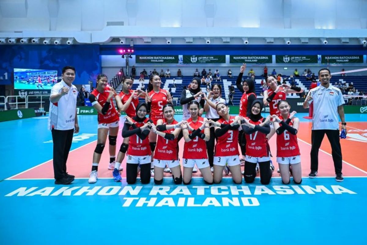 Timnas Voli Putri U-18 Indonesia Bungkam Iran 3-0, Peluang ke Delapan Besar Terbuka