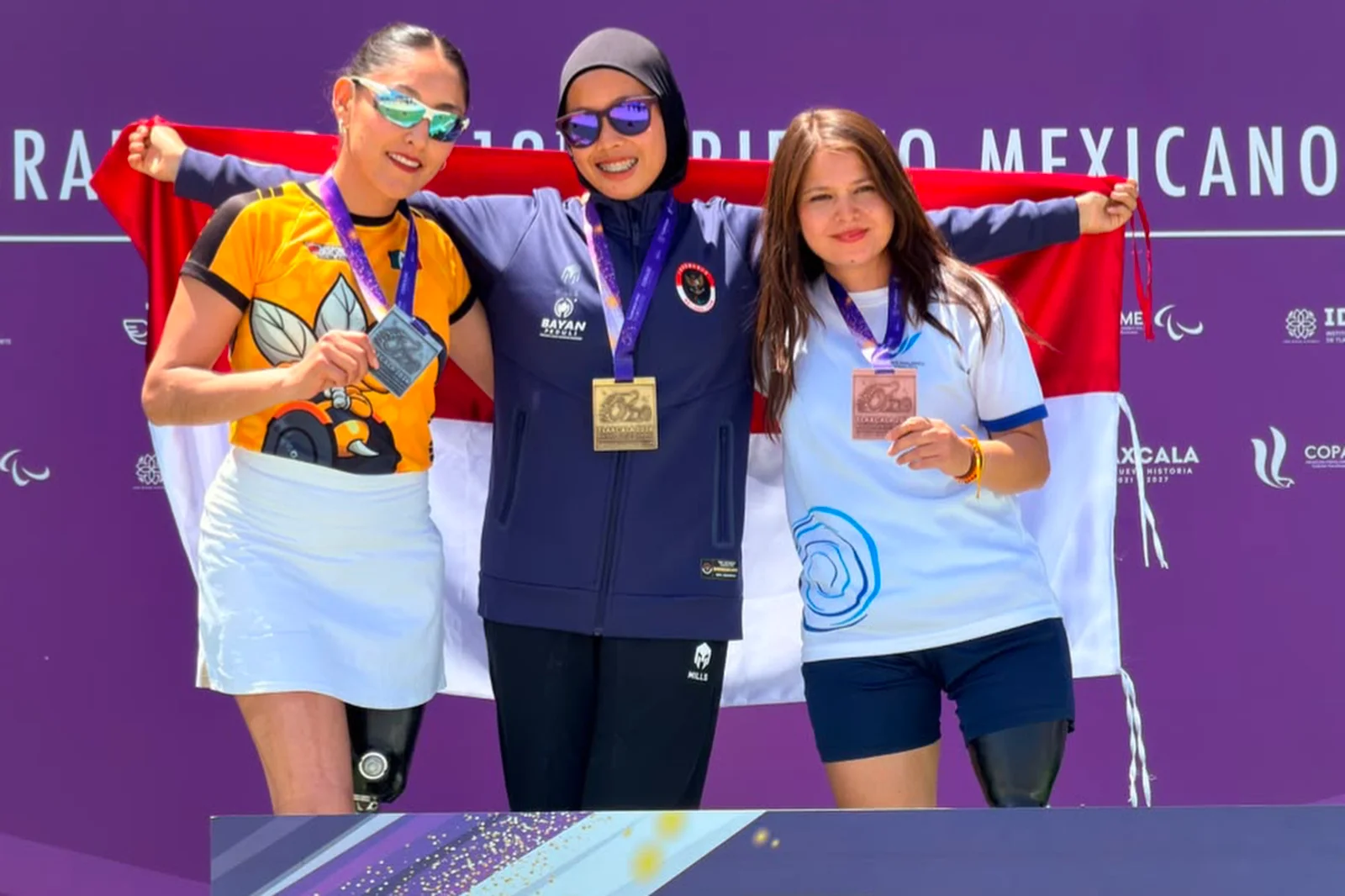 Tampil Gemilang di Meksiko, Para Atletik Indonesia Sumbang 16 Medali untuk Merah Putih