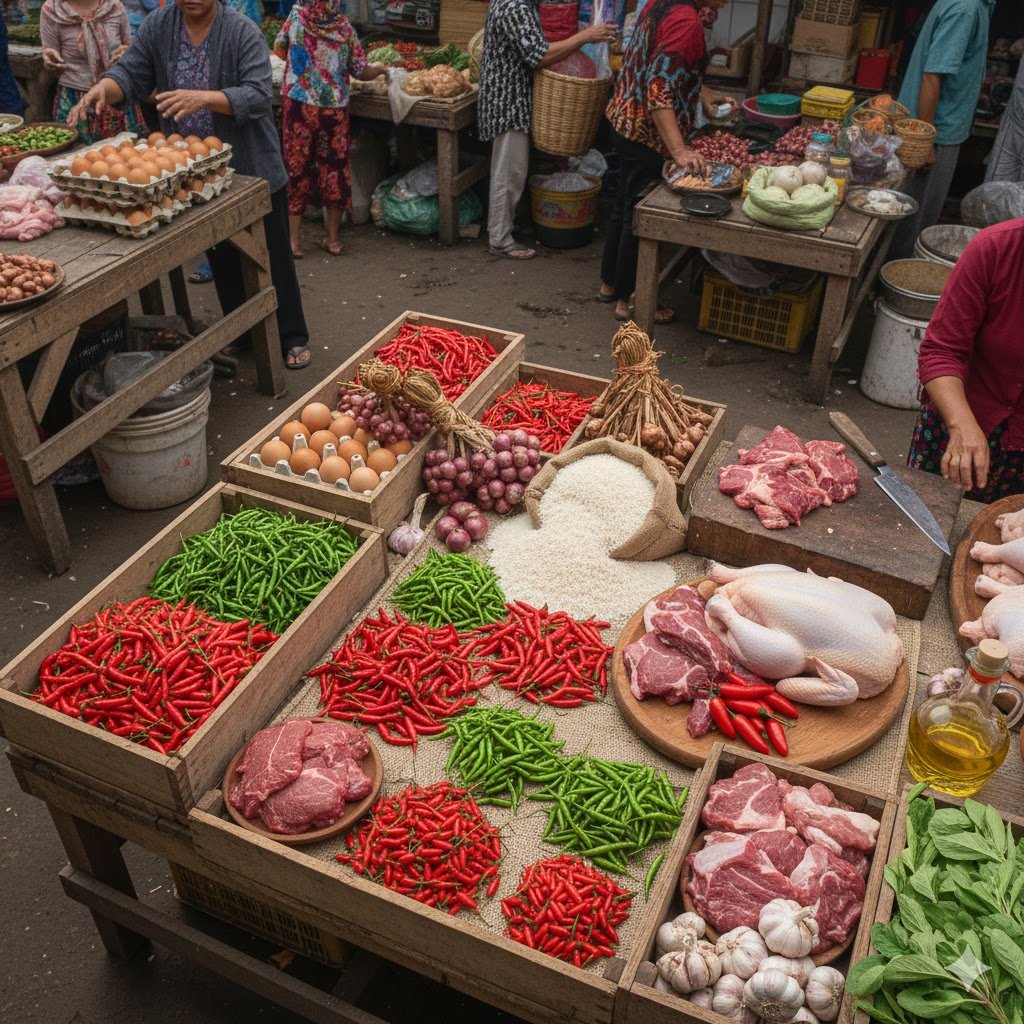Update Harga Pangan 18 Juli 2026: Cabai Rawit Rp57.250 per Kg, Bawang Merah Rp43.800 Update Harga Pangan 18 Juli 2026: Cabai Rawit Rp57.250 per Kg, Bawang Merah Rp43.800