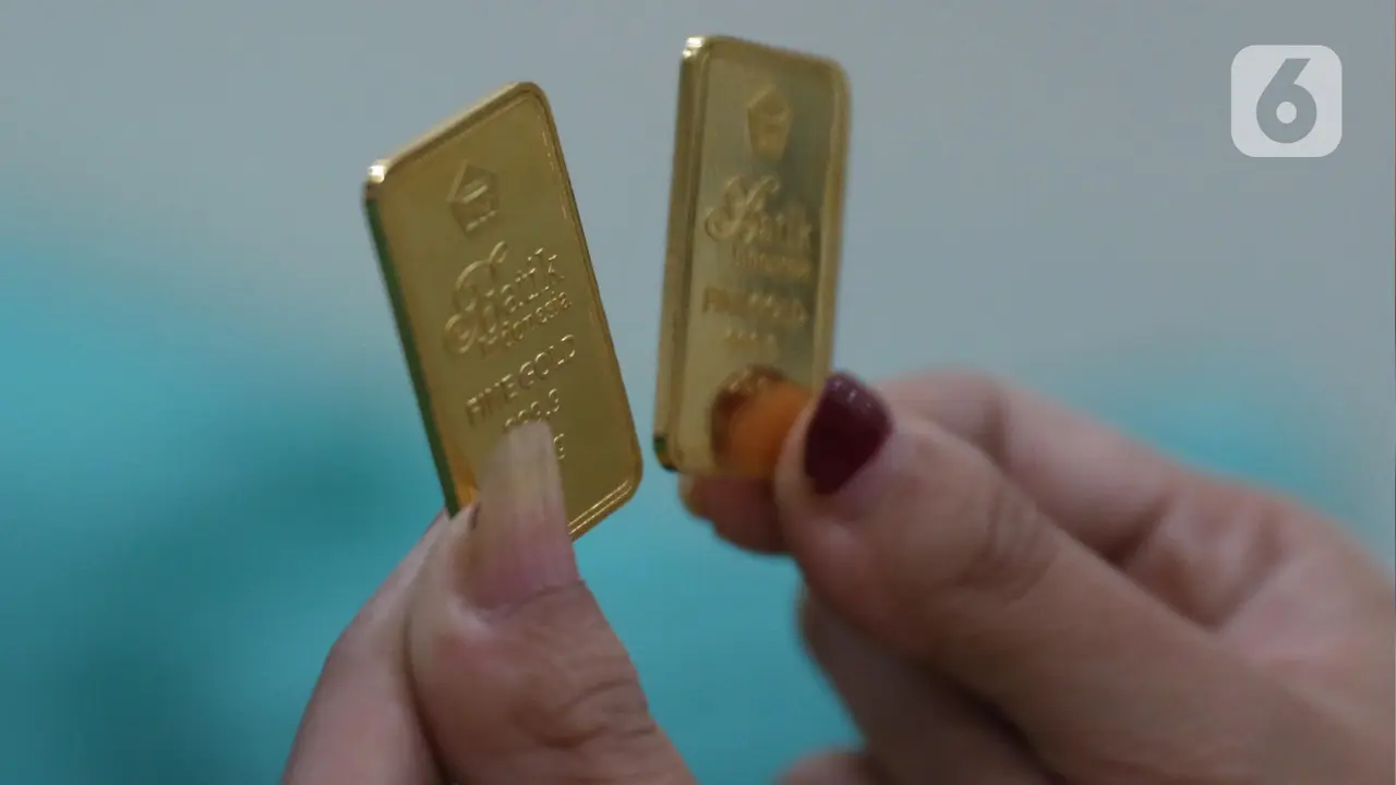 Harga Emas Antam Hari Ini Naik Rp5.000, Tembus Rp2,64 Juta per Gram