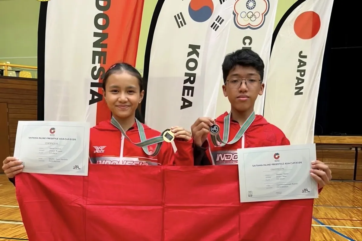 Saitama Asia Cup 2026: Queen Azmi dan Kenzo Gani Harumkan Nama Indonesia