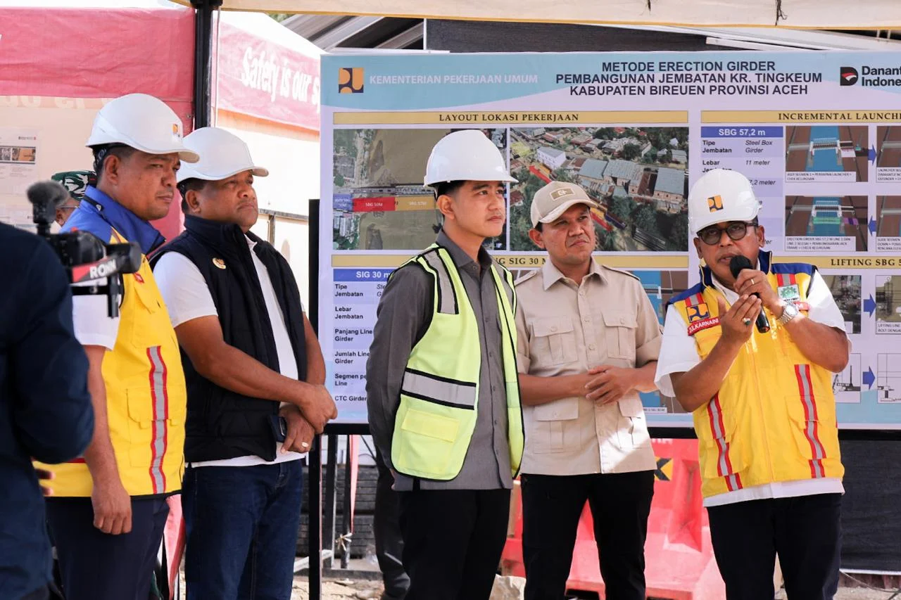 Gibran Pastikan Pemulihan Pascabencana Aceh Berjalan, Infrastruktur Jadi Perhatian Utama