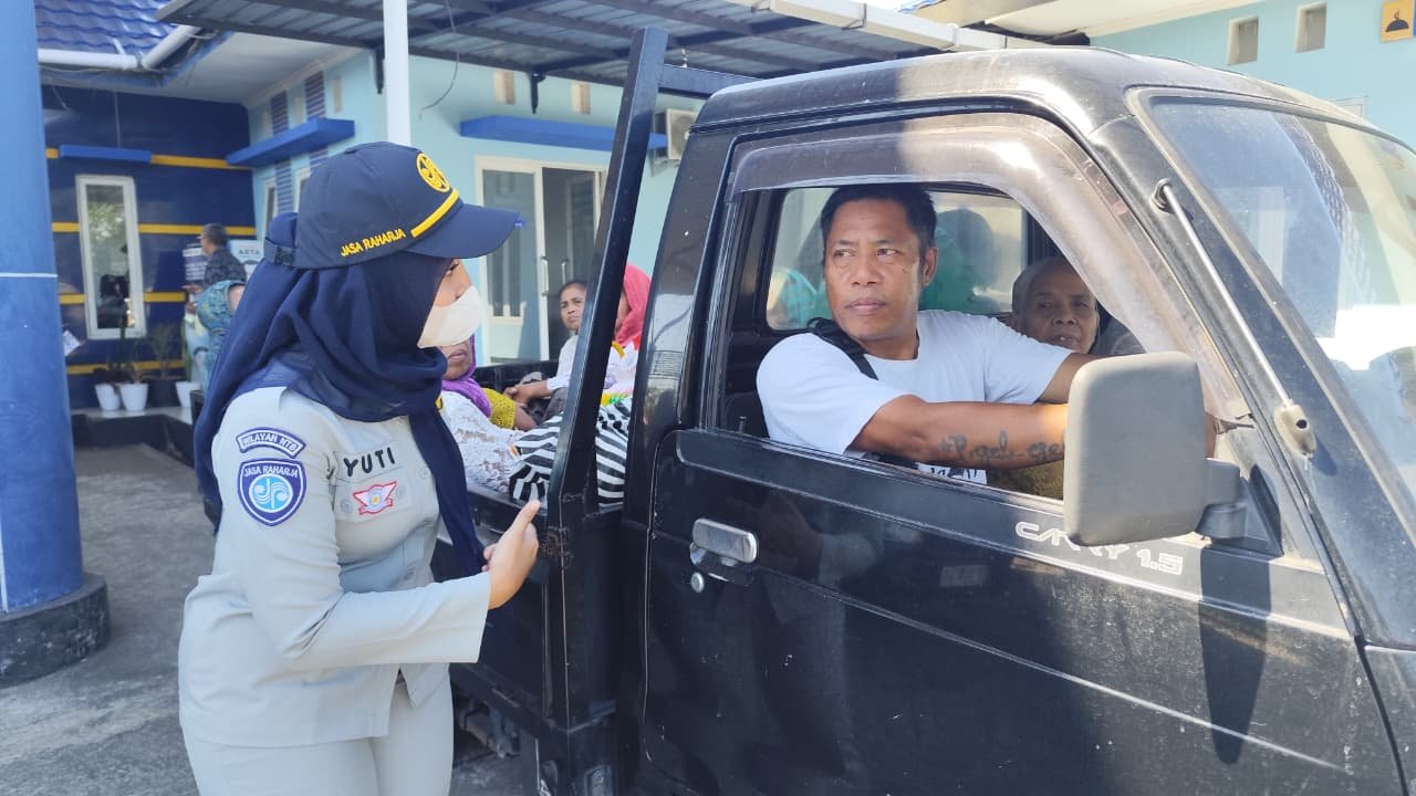 Jasa Raharja NTB Bersama Mitra Strategis Laksanakan Penegakan Hukum di Bertais