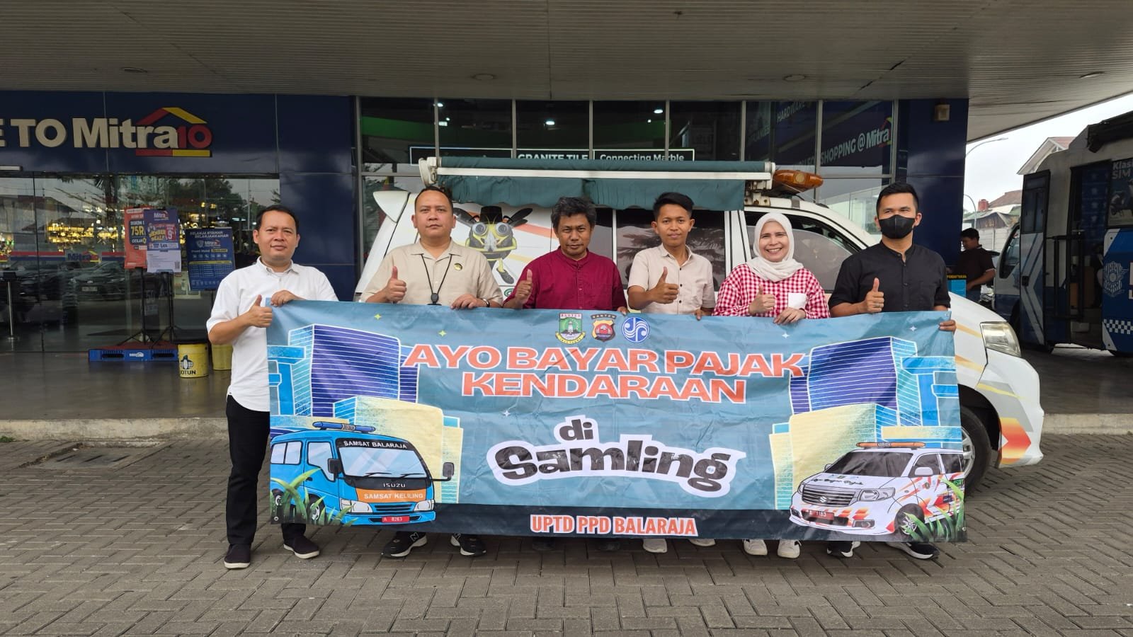 Perkuat Sinergi Tim Pembina Samsat Balaraja, Layanan Samsat Keliling Hadir di Griya Idola Industrial Park Cikupa, Kabupaten Tangerang