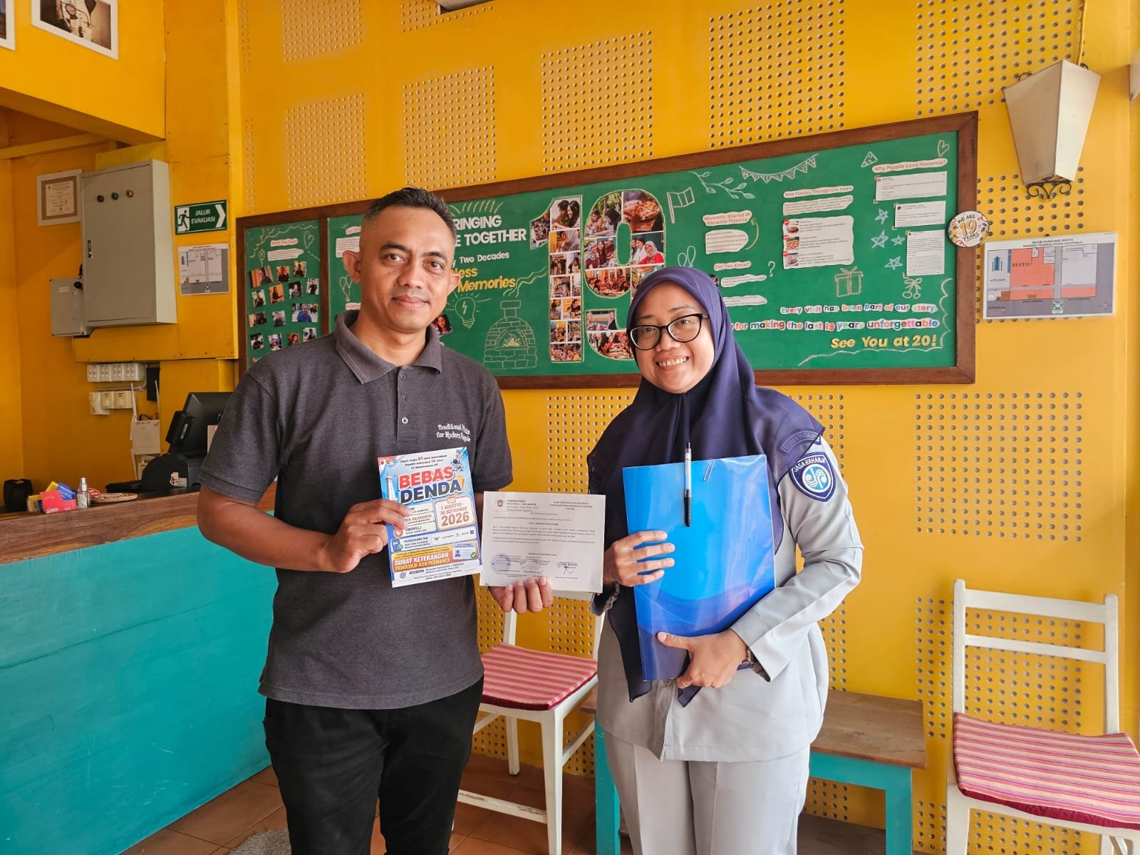 Jasa Raharja Perkuat Tertib Data Kendaraan dan Sosialisasi Bebas Denda di PT Nanamia Boga Lestari