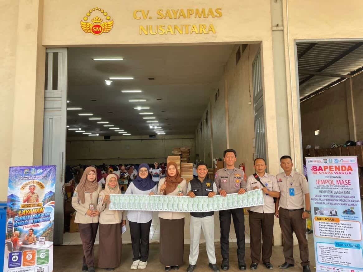 Dekatkan Pelayanan kepada Pekerja, Jasa Raharja Gelar Jempol Mase di CV Sayap Mas Dekatkan Pelayanan kepada Pekerja, Jasa Raharja Gelar Jempol Mase di CV Sayap Mas