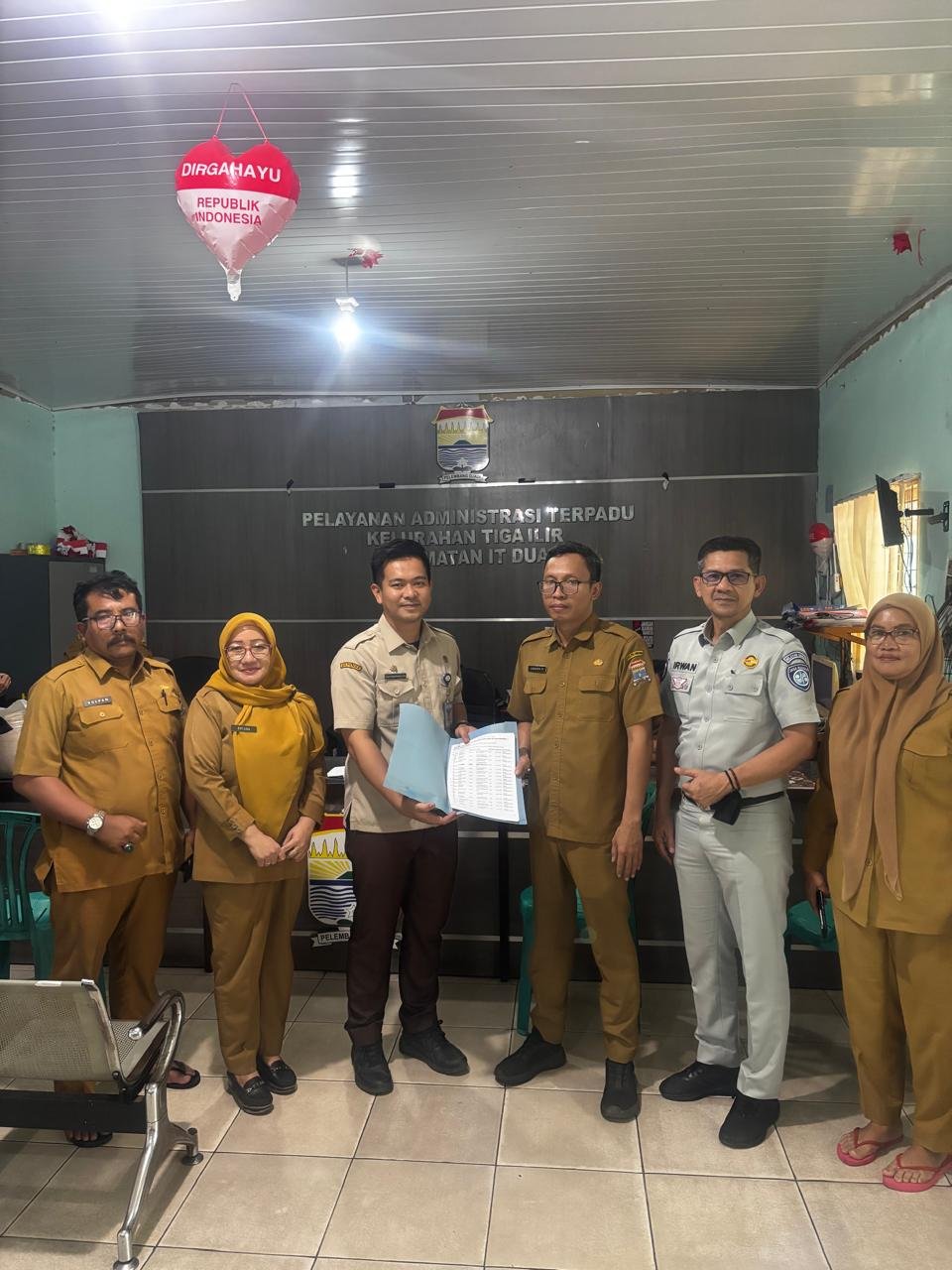 Jasa Raharja Dan Tim Samsat Palembang IV Sinergi Bersama Kelurahan Ilir Timur Tiga, Dorong Kepatuhan PKB