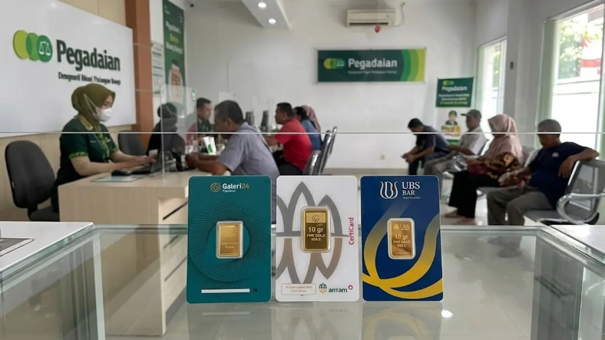 Harga Emas Pegadaian Kamis 17 September 2026: Antam Rp2,637 Juta per Gram